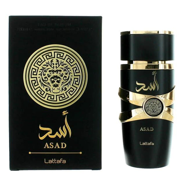 Asad Perfume - Long Lasting - Original Eau De Parfum From Dubai - 100Ml 3.4Oz - With Notes of Black Pepper, Pineapple and Vanilla - Attractive Fragrance for Men - 100Ml 3.4Oz